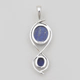 Lapis Lazuli Silver Pendants