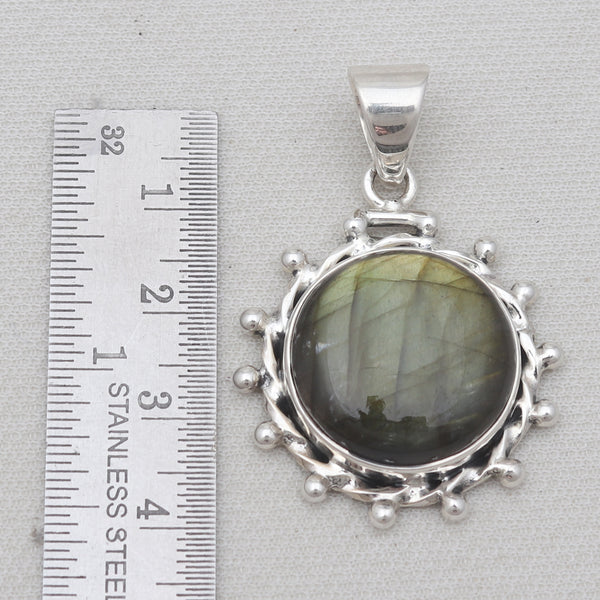 Labradorite Silver Pendants