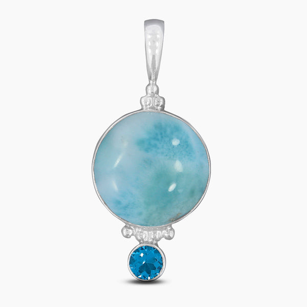 925 Sterling Silver Ocean Jasper Pendants