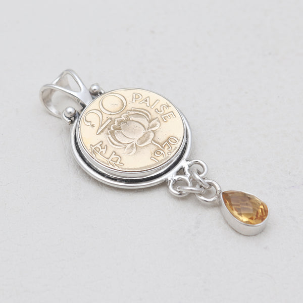 925 Sterling Silver Coin Pendants