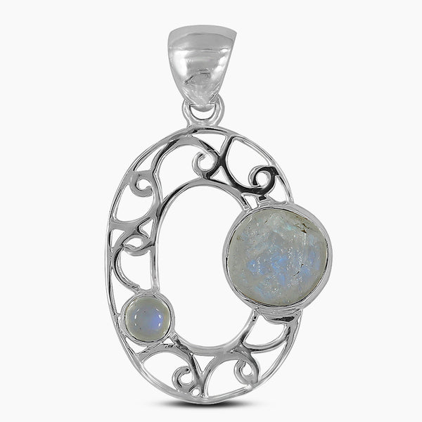 925 Silver Raw Tanzanite Pendants