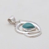Tibetan Turquoise Silver Pendants