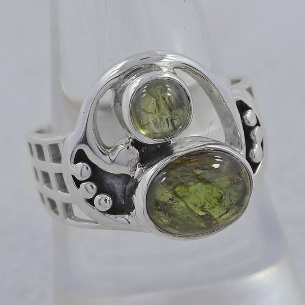 925 Sterling Silver Tourmaline Rings