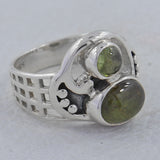 25 Sterling Silver Tourmaline Ring