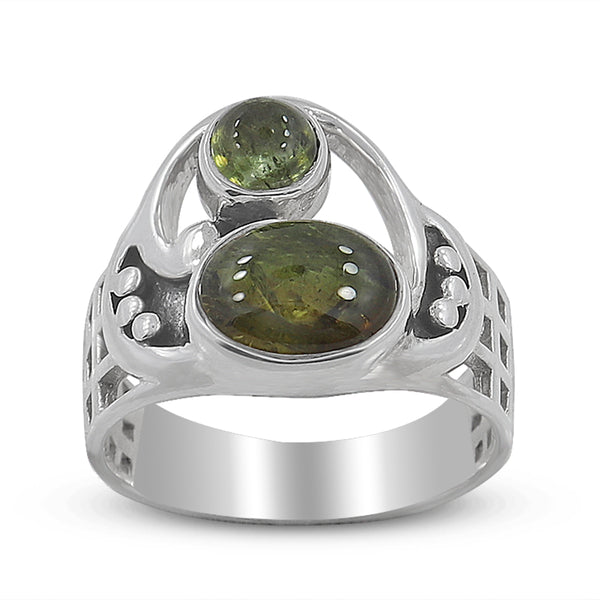 25 Sterling Silver Tourmaline Ring