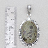 925 Silver Tasmanian Serpentine Pendant