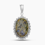 925 Silver Tasmanian Serpentine Pendant