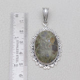 925 Silver Tasmanian Serpentine Pendant