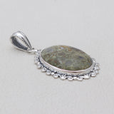 925 Silver Tasmanian Serpentine Pendant