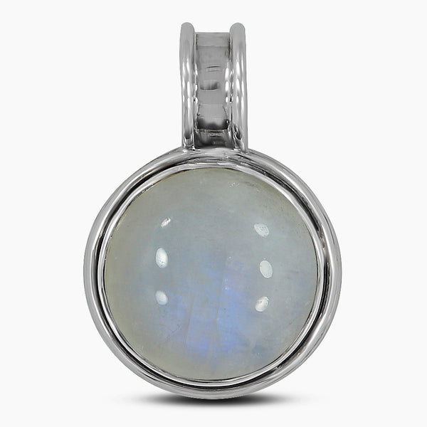 925 Silver Rainbow Moonstone Pendants