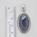 Coconut Druzy Silver Pendants