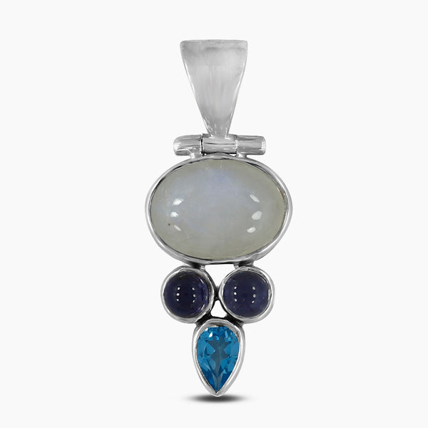 925 Sterling Silver Larimar Pendants