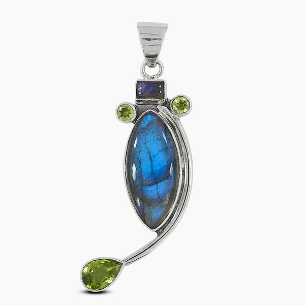 925 Sterling Silver Labradorite Pendants