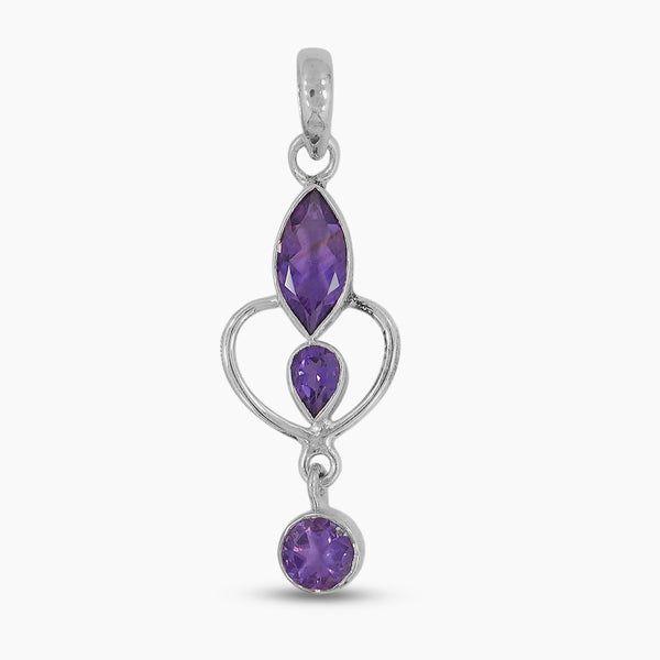 925 Sterling Silver Garnet Pendants