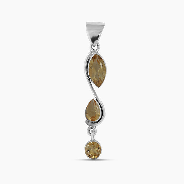 925 Sterling Silver Blue Topaz Pendants