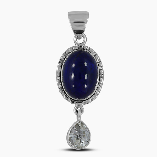 925 Sterling Silver Lapis Lazuli Pendants