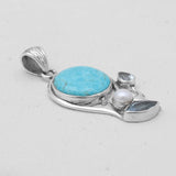925 Sterling Silver Arizona Turquoise Pendants