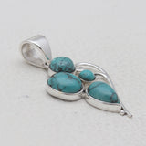Tibetan Turquoise Silver Pendants