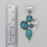 Tibetan Turquoise Silver Pendants