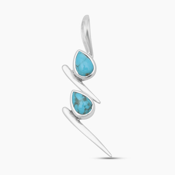 Mexican Turquoise Silver Pendants