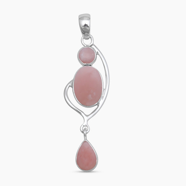 Rainbow Moonstone Silver Drop Pendants