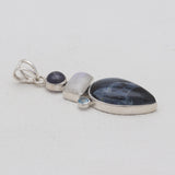 925 Sterling Silver Pietersite Pendants