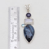 925 Sterling Silver Pietersite Pendants