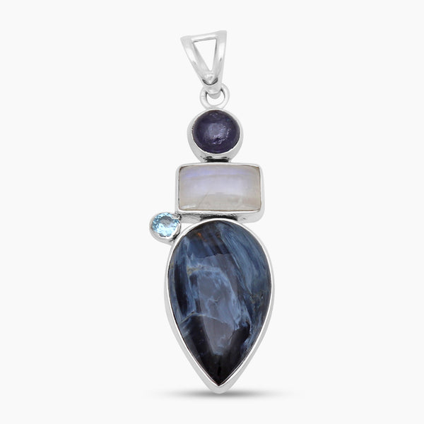 925 Sterling Silver Pietersite Pendants