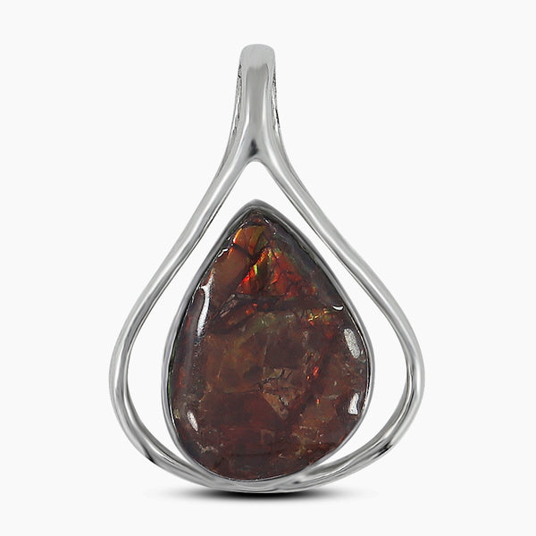 925 Sterling Silver Ammolite Pendants