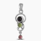 925 Sterling Silver Blue Topaz Pendants