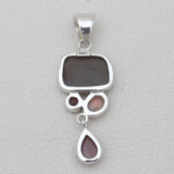 925 Sterling Silver Ammolite Pendants