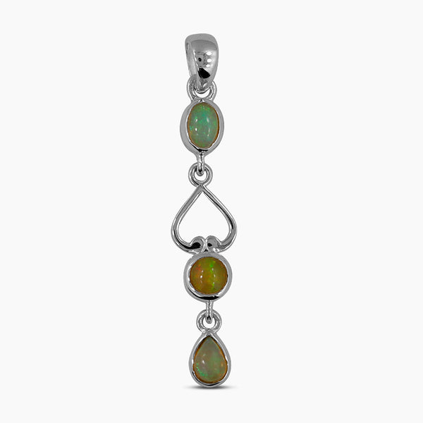 925 Silver Natural Tanzanite Pendants