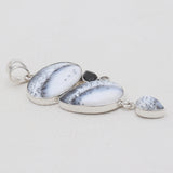 925 Sterling Silver Dendritic Opal Pendants