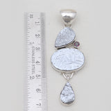 Silicon & Mystic Quartz Silver Pendants