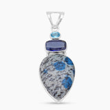 K2 Jasper Silver Pendants