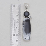 925 Sterling Silver Dendritic Opal Pendants