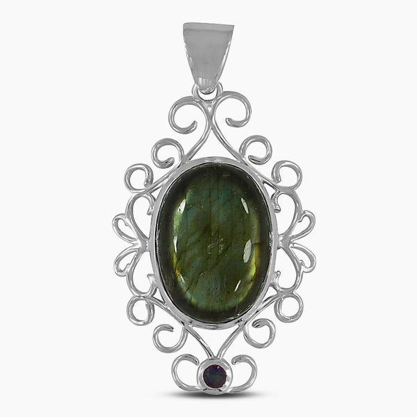 925 Sterling Silver Labradorite Pendants