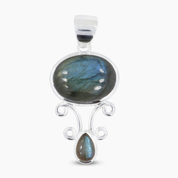 925 Silver Labradorite Pendants