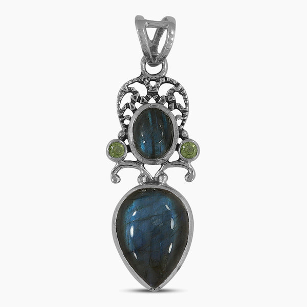 925 Sterling Silver Larimar Pendants