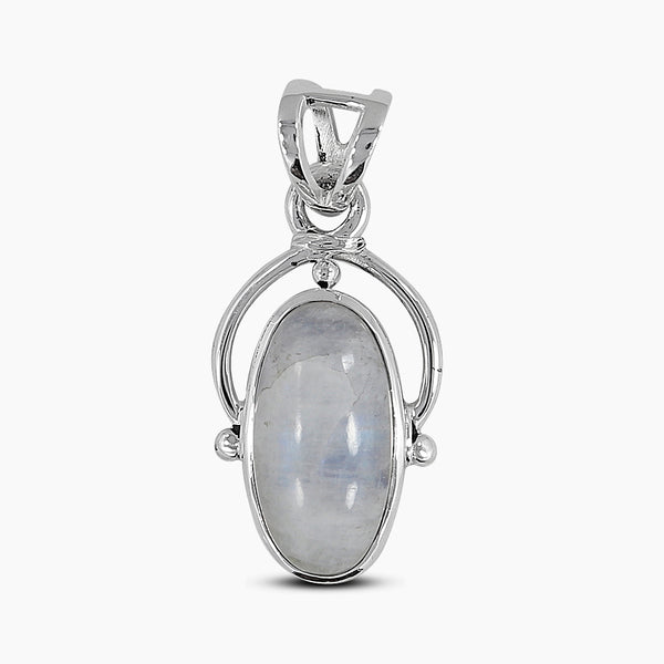 Rainbow Moonstone Silver Pendants