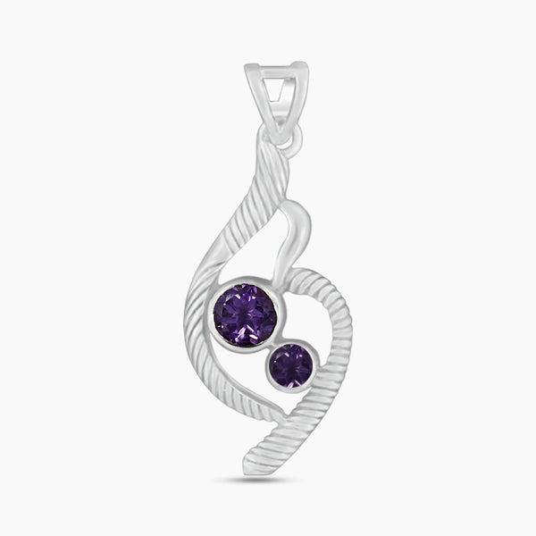 925 Sterling Silver Amethyst Pendants