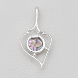 Abalone Shell Silver Pendants