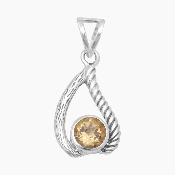 925 Sterling Silver Blue Topaz Pendants