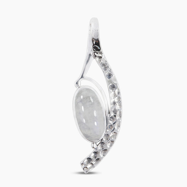 Rainbow Moonstone Silver Pendants