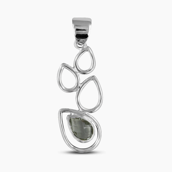 925 Sterling Silver Blue Topaz Pendants