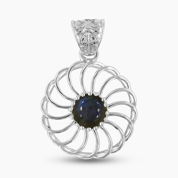 925 Silver Labradorite Pendants