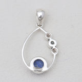 Lapis Lazuli Silver Designer Pendants