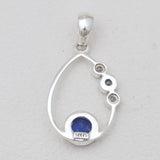 Lapis Lazuli Silver Designer Pendants