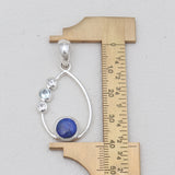 Lapis Lazuli Silver Designer Pendants