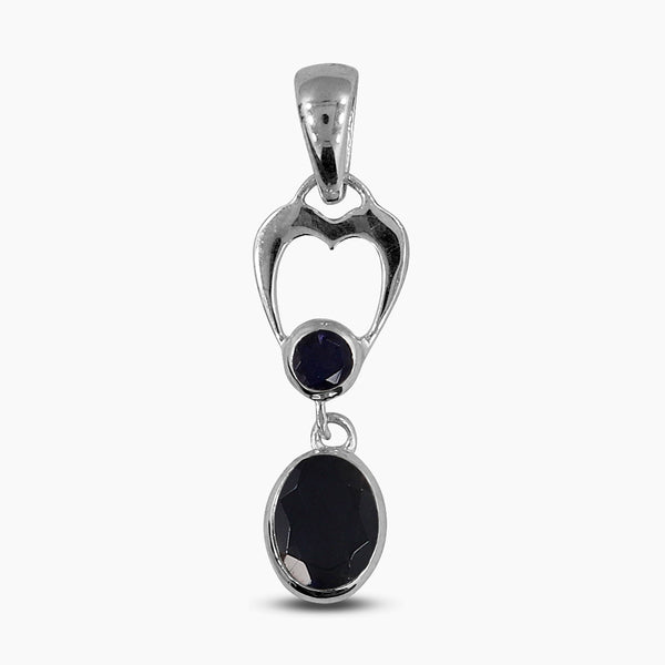 Natural Tourmaline Silver Pendants